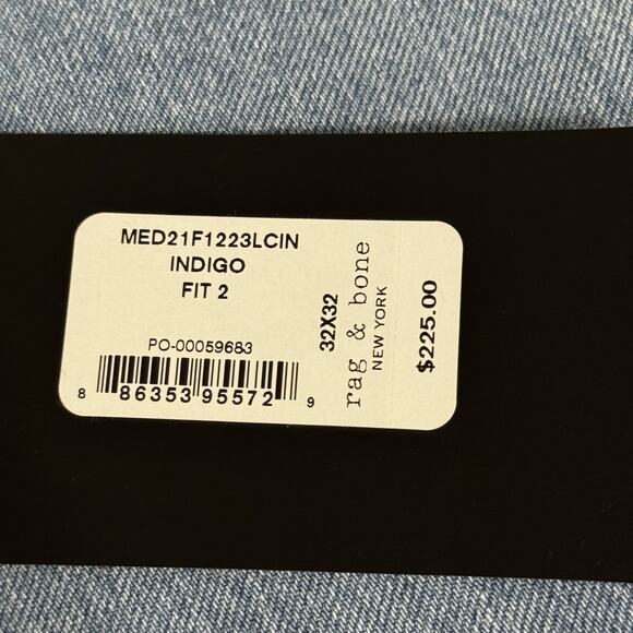 Rag And Bone Men’s Fit 2 Jeans 32/32 - Picture 3 of 7